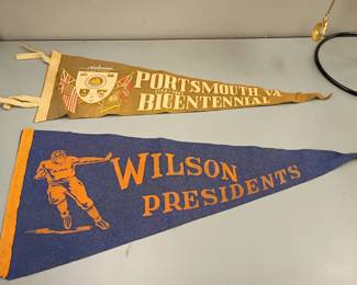 Vintage pennants Wilson High School awesome local pieces