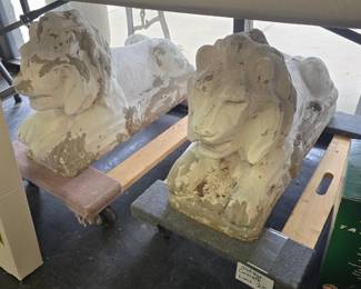 Garden lions