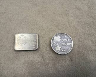1 oz bars/rounds silver