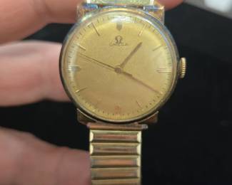 14k gold working mens omega