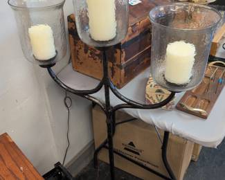 Wrought Iron Candle Holder