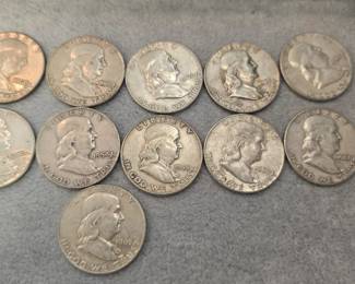 franklin half dollars 90% silver