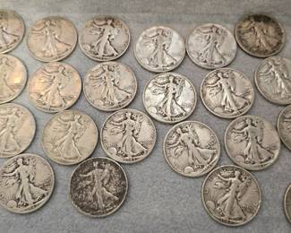 walking liberty half dollars NO DUPLICATES PHOTOS