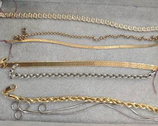 Gold bracelets 14k