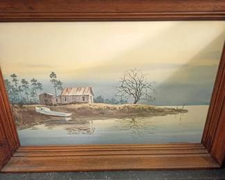 Original Robert Burnell water color
