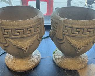 Concrete Garden Urns