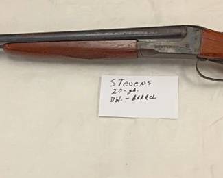 Stevens 20ga double barrel riffle