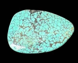 Large gorgeous Authentic Turquoise Brooch 2.78 grams  28.89 mm long