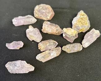 12 Brushy Mountain Gem Quality Amethyst Crystals *