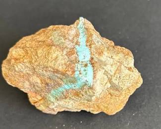 Tyronne Copper Mine Large Rough Turquoise Stone * Ready To Slab * Approximately 1lb * Found by our client in New Mexico * The Tyronne Mine is no longer active *