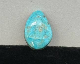 Turquoise Cabochon * Genuine Pure Untreated From Tyronne Copper Mine * 1.48g
