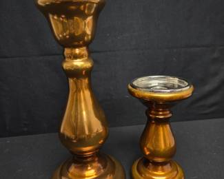 Crate & Barrel Candle Holders