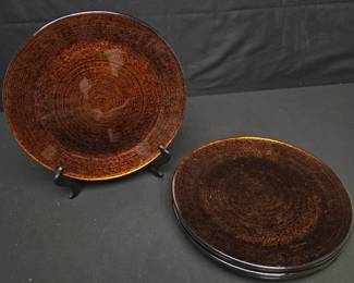 Set of Copper Marrakech Crate & Barrel Plates