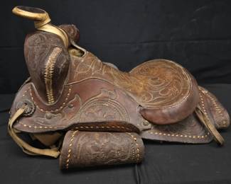 Vintage Leather Saddle