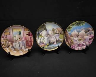 Set of Precious Moments Plates