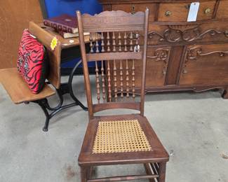 Antique Armless Rocker