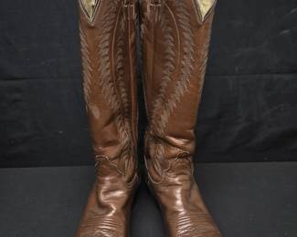 Womens Justin Leather Boots