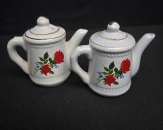 Teapot Salt + Pepper Shakers