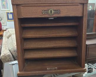 Vintage Roll Top Cabinet