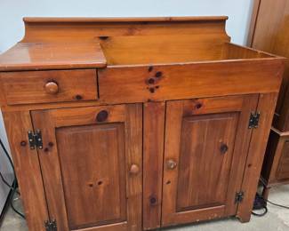 Antique Pine Dry Sink