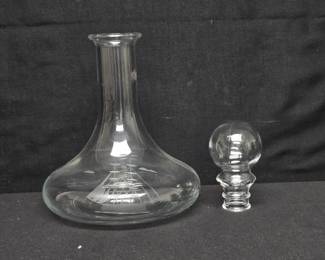 Etched Crystal Decanter