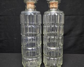 Set of Glass Decanters