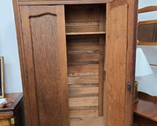 Antique American Oak Armoire
