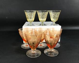 Vintage Fostoria Glasses