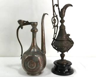 Middle Eastern & Victorian Pitchers