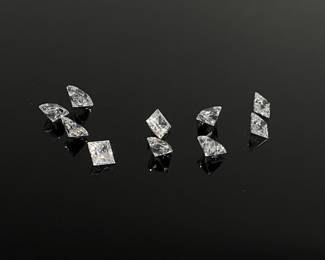 Square Cut Cubic Zirconias
