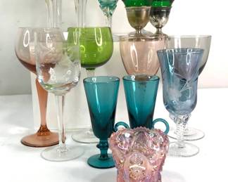 Colorful Vintage Glassware