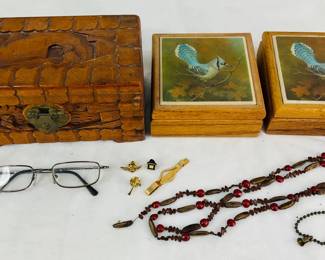 Wood Trinket Boxes