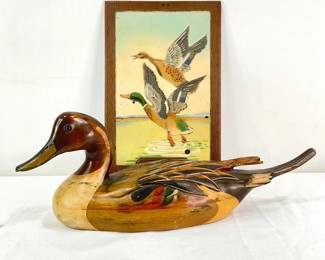 Carved Duck by Tom Taber