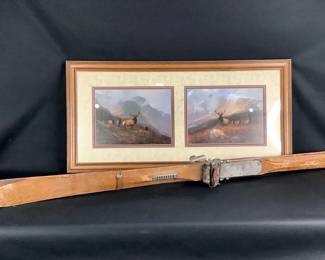 Wood Skis & Michael Coleman Art