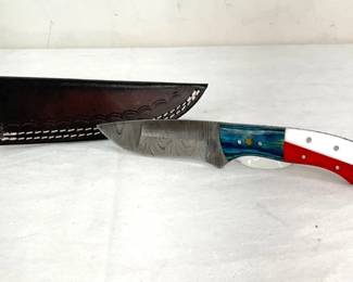 Damascus Hunting Knife