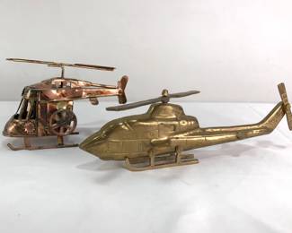 Brass and Copper Helicopters