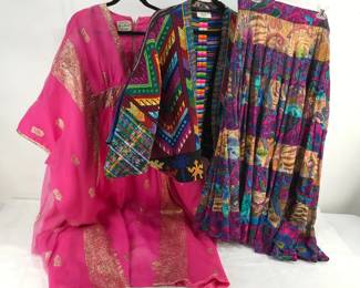 Famous Barr Co. Kaftan, Aria Patchwork Jacket & Bila Skirt