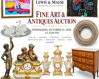 October 14th Fine Art and Antiques Auction