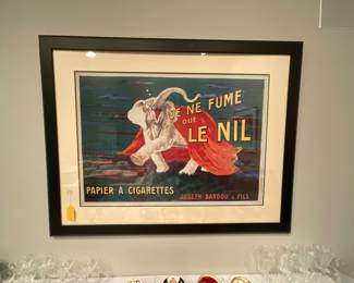 French cigarette poster