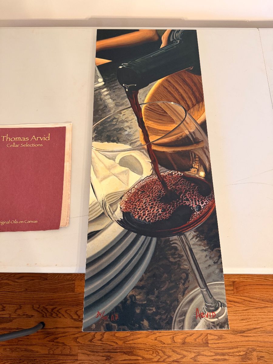 Thomas Arvid Artist Proof – “The Pour on the Patio” – 2001 – AP 34/40