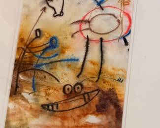 This artwork is an original mixed-media painting by the noted contemporary Israeli artist Victor Shvelberg (often signed as V. Shtivelberg), dated 1993.