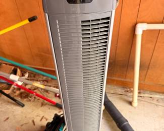 Sharper Image oscillating tower fan with remote control