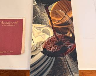 Thomas Arvid Artist Proof – “The Pour on the Patio” – 2001 – AP 34/40