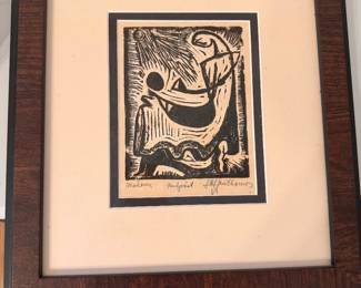 original, hand-printed work by Steffen Thomas