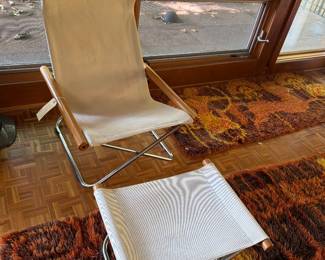 a Takeshi Nii Nychair X lounge chair and ottoman set