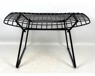 Lot 737 Vintage Mid Century Design Bertoia Knoll Footstool Ottoman. Unmarked