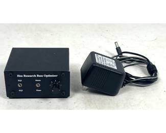 Lot 1291 Hsu Research Bass Optimizer Audio Equalizer with AC Power Adapter 2pc