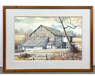 Lot 974 Andrew Nathaniel Wyeth Color Lithograph Print. Good margins and thick hard paper.