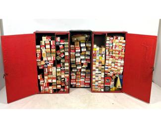 Lot 1301 Vintage RCA TV and Radio Vacuum Tube Service Caddy and Assortment of Tubes from GE, Sylvania, and Ra