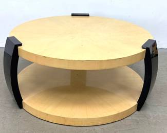 Lot 1045 Large Post Modern Art Deco Style Coffee Table.